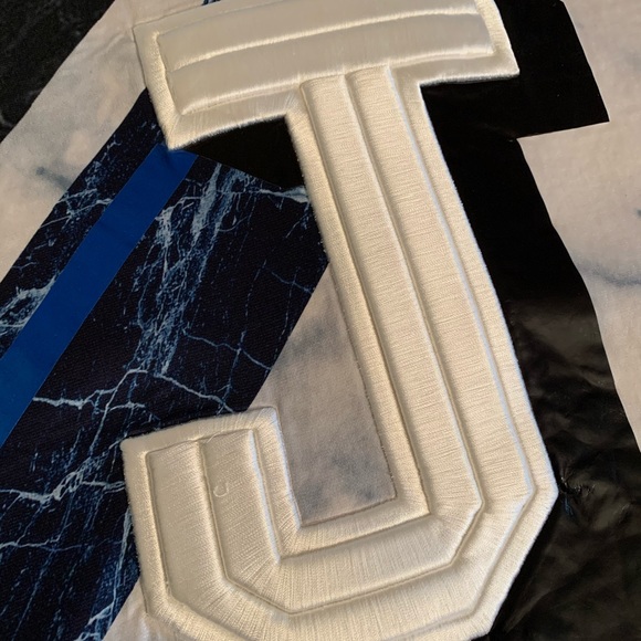 Juun.J Neoprene marble print oversize tee - Picture 4 of 6